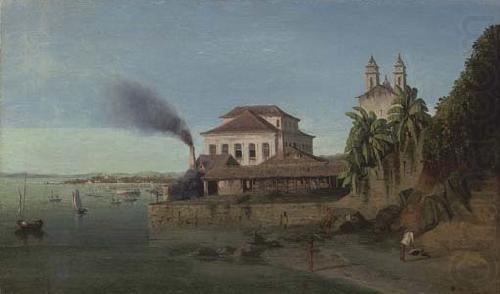 Francois-Rene Moreaux Solar do Unhao, com a Igreja de Nossa Senhora da Conceicao da Praia, Salvador da Bahia china oil painting image